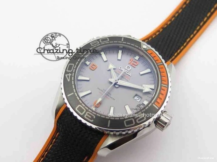 0411 UrbanStyle Planet Ocean 2016 43.5mm SS OM 1:1 Best Edition Gray Dial On Black Nylon Strap A 8168